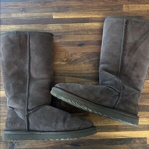 UGG Chocolate Suede Boots